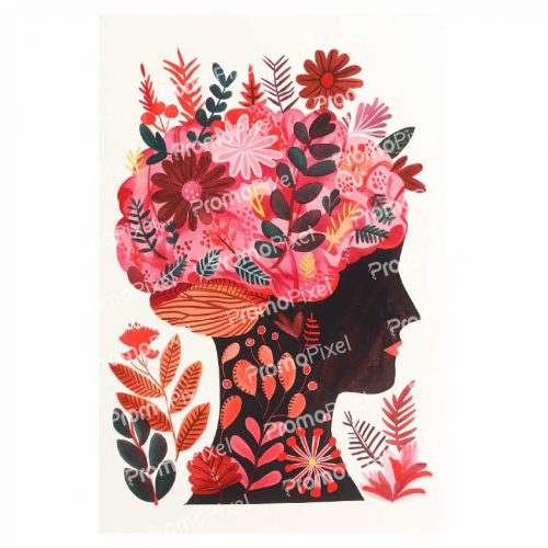 Artboard 2-20 Floral Health Print - Brain_Women